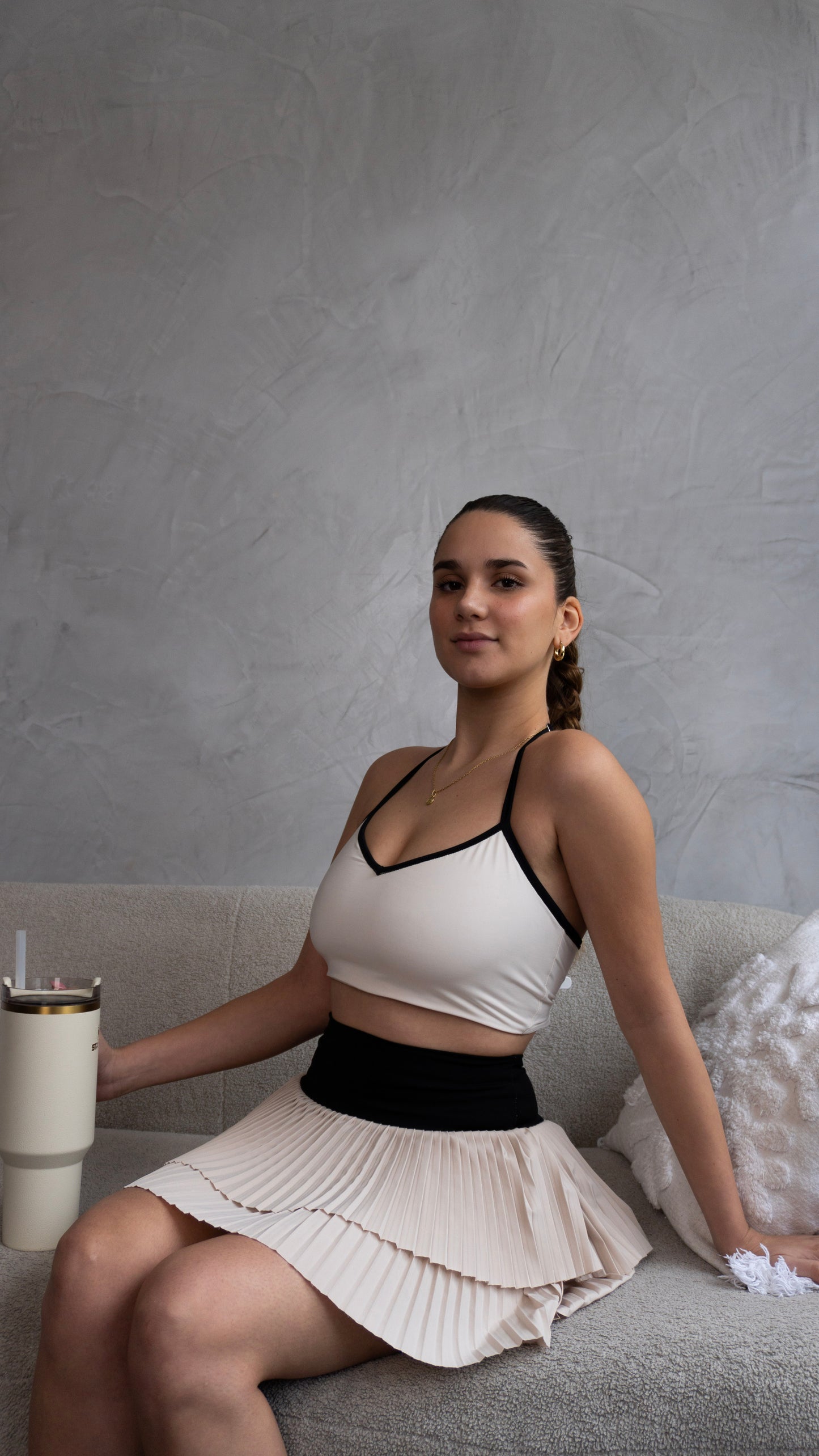 ACTIVE PLEATED SKIRT