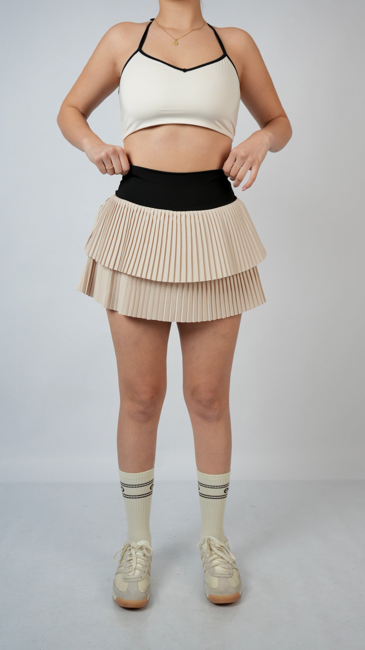 ACTIVE PLEATED SKIRT